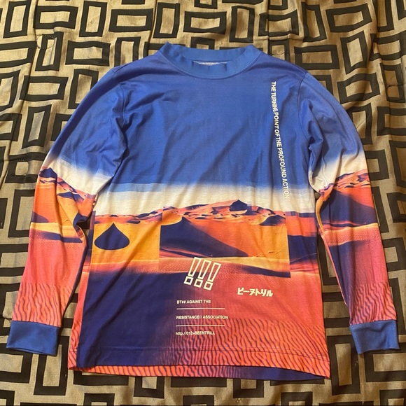 #Beentrill x Harvey Nichols Mr. Hare Small Long Sleeve Crew Neck Graphic Shirt - Picture 1 of 6